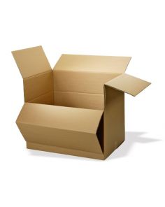 Faltschachtel 2-wellig, Karton braun