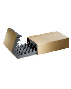 Noppa Box mit Noppenschaum in grau