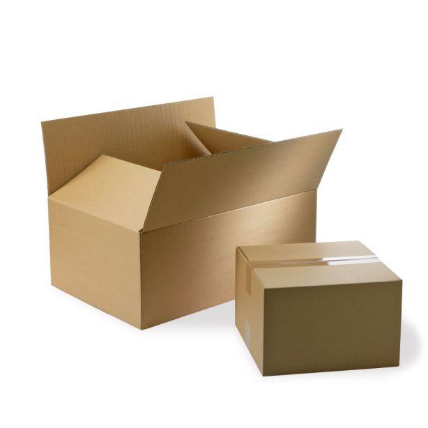 Faltschachtel 1-wellig, Karton braun