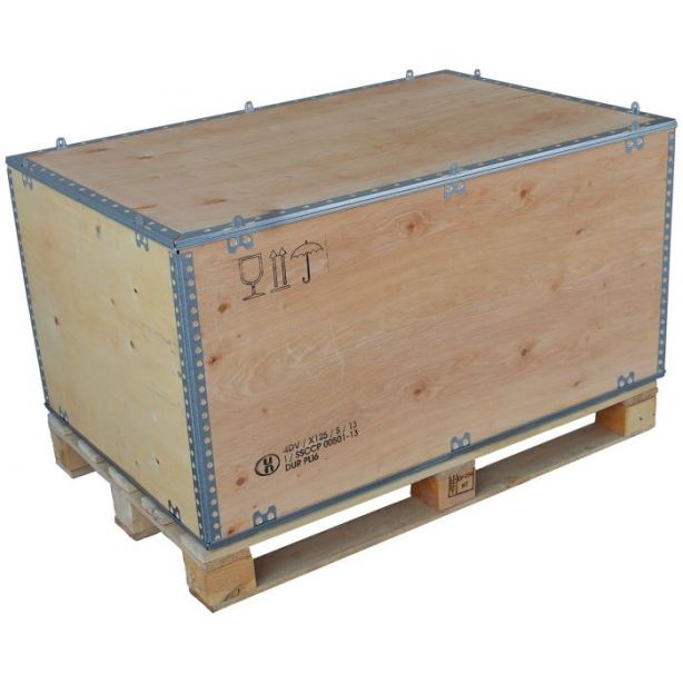 Sperrholz-Faltkiste für Gefahrgut