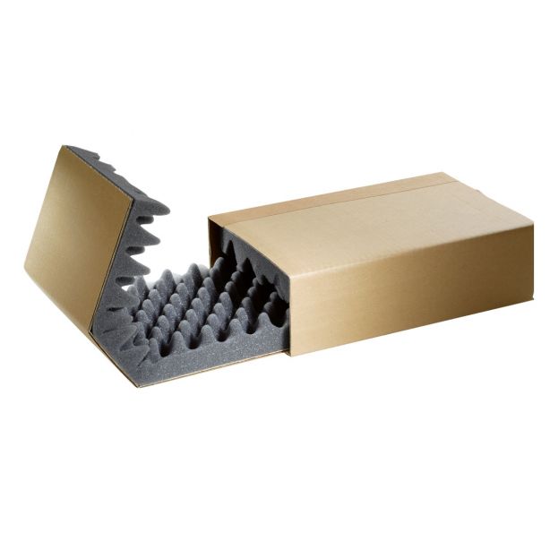 Noppa Box Noppenschaumverpackung mit Noppenschaum in grau