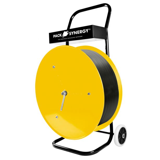 Abrollwagen für Umreifungsband