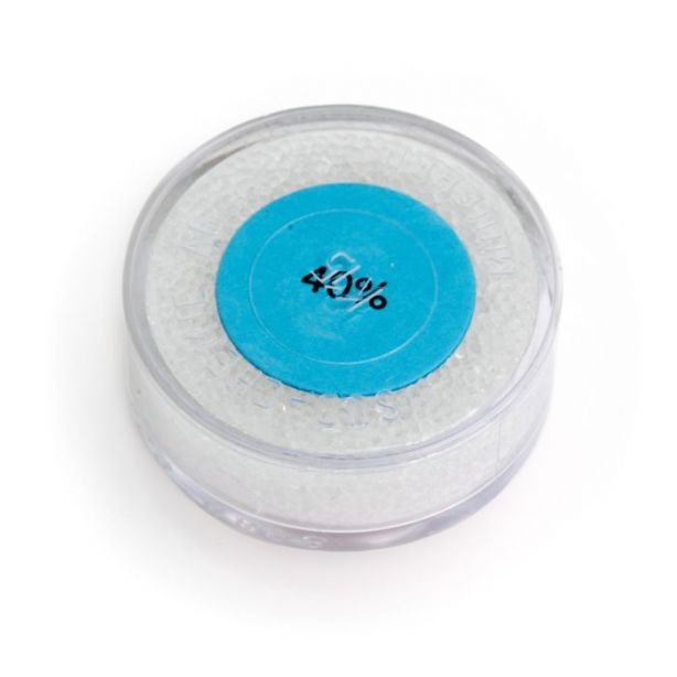 Trockenpatrone aus transparentem Kunststoff