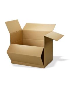 Faltschachtel 2-wellig, Karton braun